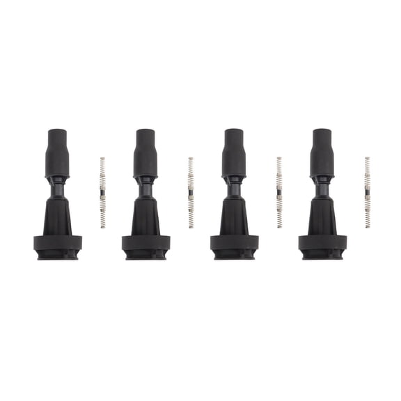 TRQ Ignition Coil Boot Set Fits 2017-2019 Hyundai Elantra 2018-2020 Elantra GT 2018-2021 Kona 2015-2019 Sonata 2016-2018 Tucson 2016-2021 Veloster 2020-2023 Kia Forte 2016