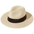 thumbnail image 1 of Sombrero JOYEBUY con pajita de verano plegable, Fedora UPF50, color caqui, 1 of 7