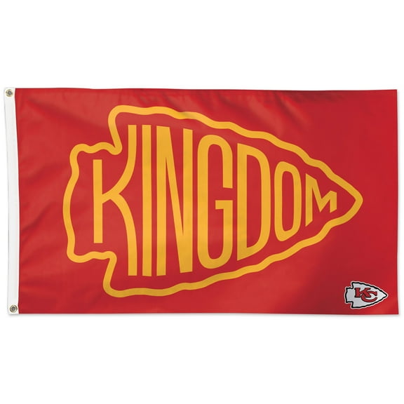 WinCraft Kansas City Chiefs 3' x 5' Kingdom One-Sided Flag