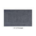 thumbnail image 4 of Better Trends Premium 3 Piece Bathroom Rug Set 100% Cotton, Extra Soft Tufted Bath Mat, Water Absorbent & Reversible Mat, Gray Lux Collection, 4 of 7