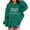 Z02-Dark Green, variant on LRen Halloween Gift Girls Oversized Hoodies Pullover Sweatshirts,Kids Cute Long Sleeve Soft Lightweight Causal Hooded Fall Winter Back To Clothes
