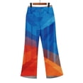 thumbnail image 6 of Bovemsi Wide Leg Pants Woman High Waist Patterned Lightweight Loose Fit Casual Colorful Trouser Imitation Jeans Travel Pants, 6 of 9