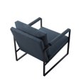 thumbnail image 6 of Gewnee 26.8”Metal Frame Accent Armchair,Single Sofa Chair with Scratch-Resistant Foot Pads & Detachable Washable Backrest,Suitable for Study Rooms and Bedrooms.(Blue), 6 of 14