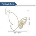 thumbnail image 3 of 24Pcs Rack Plating Alloy Butterfly Charms Open Back Bezel Pendants Butterfly Bezel Pendants Open Bezel Charms Alloy Frame Pendants for Resin Jewelry Making, 3 of 6