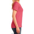 thumbnail image 3 of Mafoose Ladies Core Cotton V-Neck Tee Coral L, 3 of 5