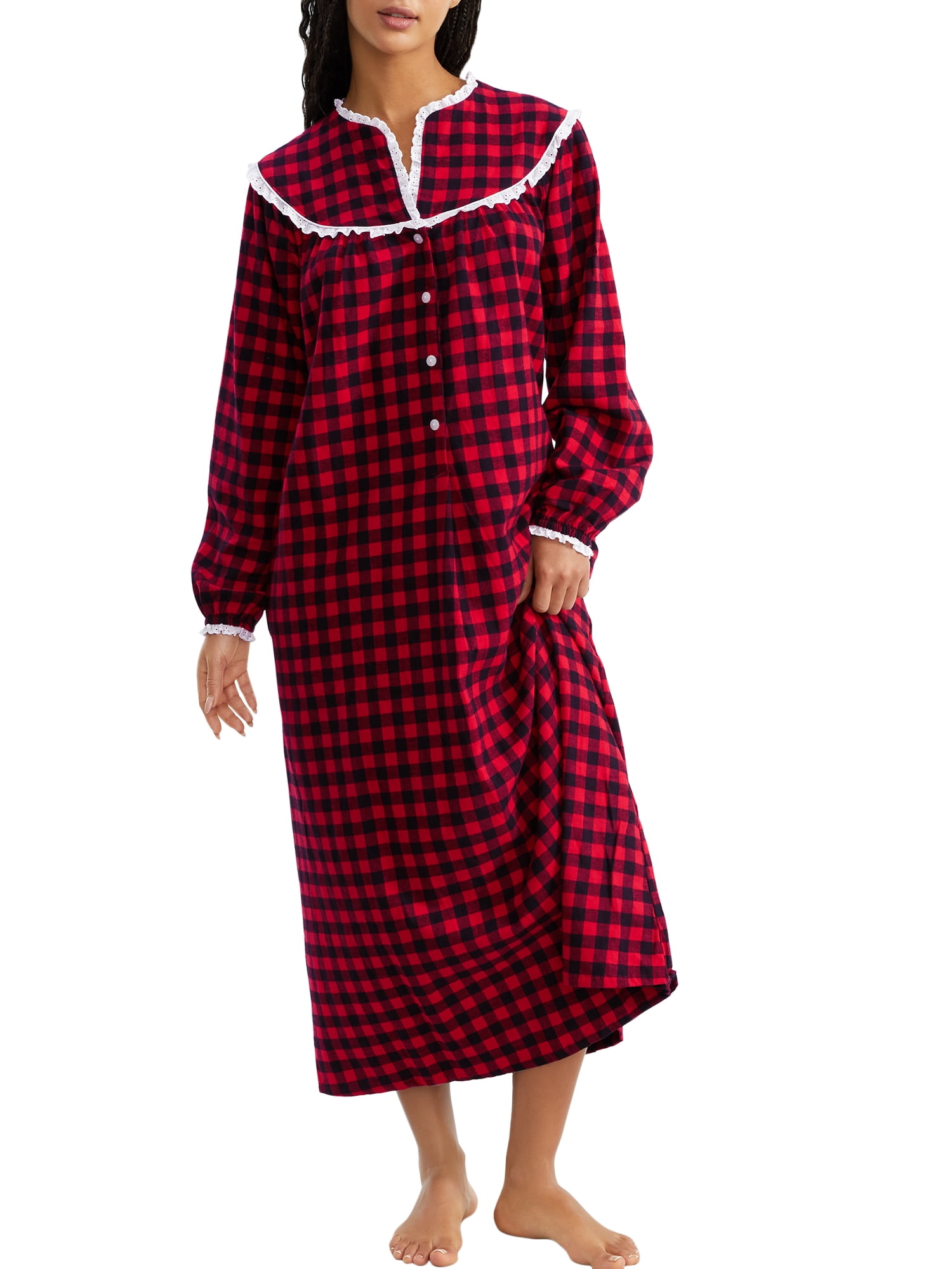 Lanz of Salzburg Womens Tyrolean Flannel Nightgown Style-CL5416839 ...