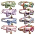 thumbnail image 6 of QHUDLV Dog & Cat Kitten Small Pet Puppy Adjustable Neck Collar Tie with Bell, 6 of 9