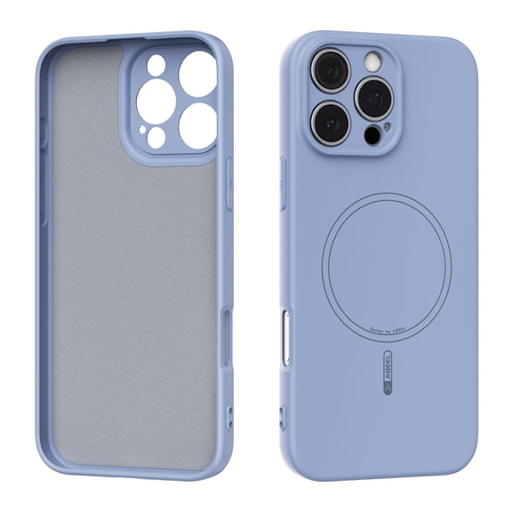 for iPhone 13 Magnetic Case, Compatible with Mag-Safe, Soft Anti-Scratch Microfiber Lining, Slim Liquid Silicone Shockproof Protective Phone Cover for iPhone 13, Blue