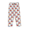 thumbnail image 4 of Xecao Cartoon Helicopter Women's Straight Lounge Pajama Pants: The Epitome of Relaxed Sleepwear, 4 of 9