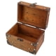 thumbnail image 1 of Caja de madera antigua para guardar maquillaje con cerradura, cofre pequeño de madera para guardar recuerdos, joyero vintage para joyas y cosméticos, 1 of 8