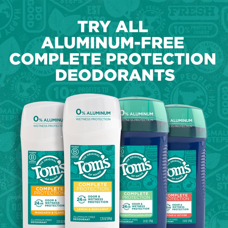 Tom's of Maine Men's Natural Deodorant -Aluminum-Free, Cedar