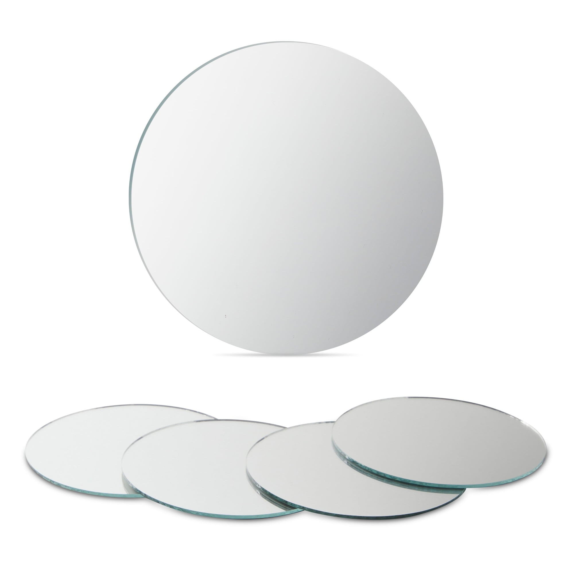 50 Pack Small Round Mirrors for Crafts, 3-Inch Tile Circles for Wall Decor,  Mosaics, DIY Projects, Home Decorations