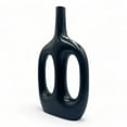 thumbnail image 3 of 15 inch Black Decorative Metal Flower Vase by 90210 Kitchen and Bath, 3 of 6