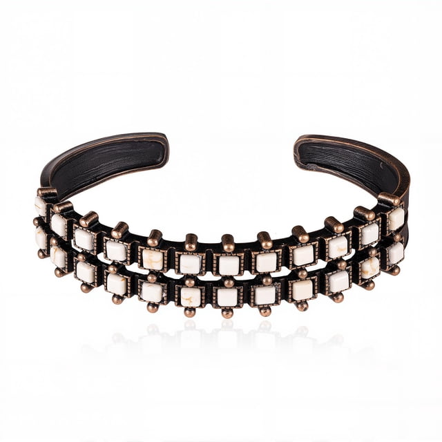 Pulsera Montana West Rustic Couture de Joyas con Turquesa