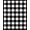 Black And White, Pattern 2, variant on ODIKA Gingham Checkered Door Doormat Decorative Border Composition for Dorm Room, Small Living Apartment, Stain Resistant Low Profile