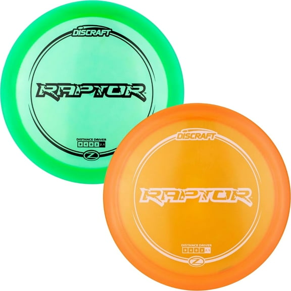 Discraft Elite Z - Raptor Distance Driver Golf Disc 2 Pack - 173-174 Gram