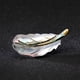 thumbnail image 5 of 1 Uds. Broche de concha de abulón Natural temperamento europeo y americano cien plumas ramillete de mujer Sailing Electrónica, 5 of 5