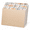 Classic, variant on Vintage 25-Piece Alphabet File Dividers A-Z Top Tab Letter Size Organizer