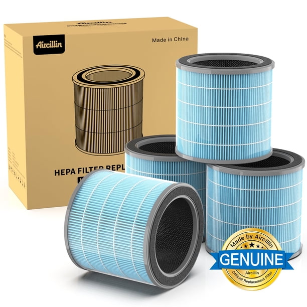 Filtro de Purificador de Aire Aircillin AP070A AP070B Paquete de 4 HEPA