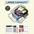 thumbnail image 4 of Behome Clear Backpack Heavy Duty PVC, Large Capacity Transparent Backpack with Reinforced Shoulder Straps, Waterproof Clear Bag for Stadium Events, School, Concerts, Festivals, 4 of 6