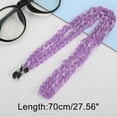 thumbnail image 4 of Unique Bargains 1 Pc Eyeglass Chain Glasses Chain Dopamine Color Pattern 70cm L Purple, 4 of 5