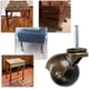 thumbnail image 5 of Rueda de bolas de bronce de 50 mm, ruedas para muebles con casquillos, ruedas de bolas redondeadas con freno, repuesto para muebles, sofás, sillas,, 5 of 5