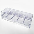 thumbnail image 3 of Clear Acrylic Poker Chip Rack with Cover/Casino Chip Tray with Lid, Holds 100 Chips Each, 3 of 7
