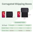 thumbnail image 2 of 30 Pack 7x5x1 Black Shipping Boxes, Small Cardboard Mailer Boxes for Small Business Packaging, 2 of 9
