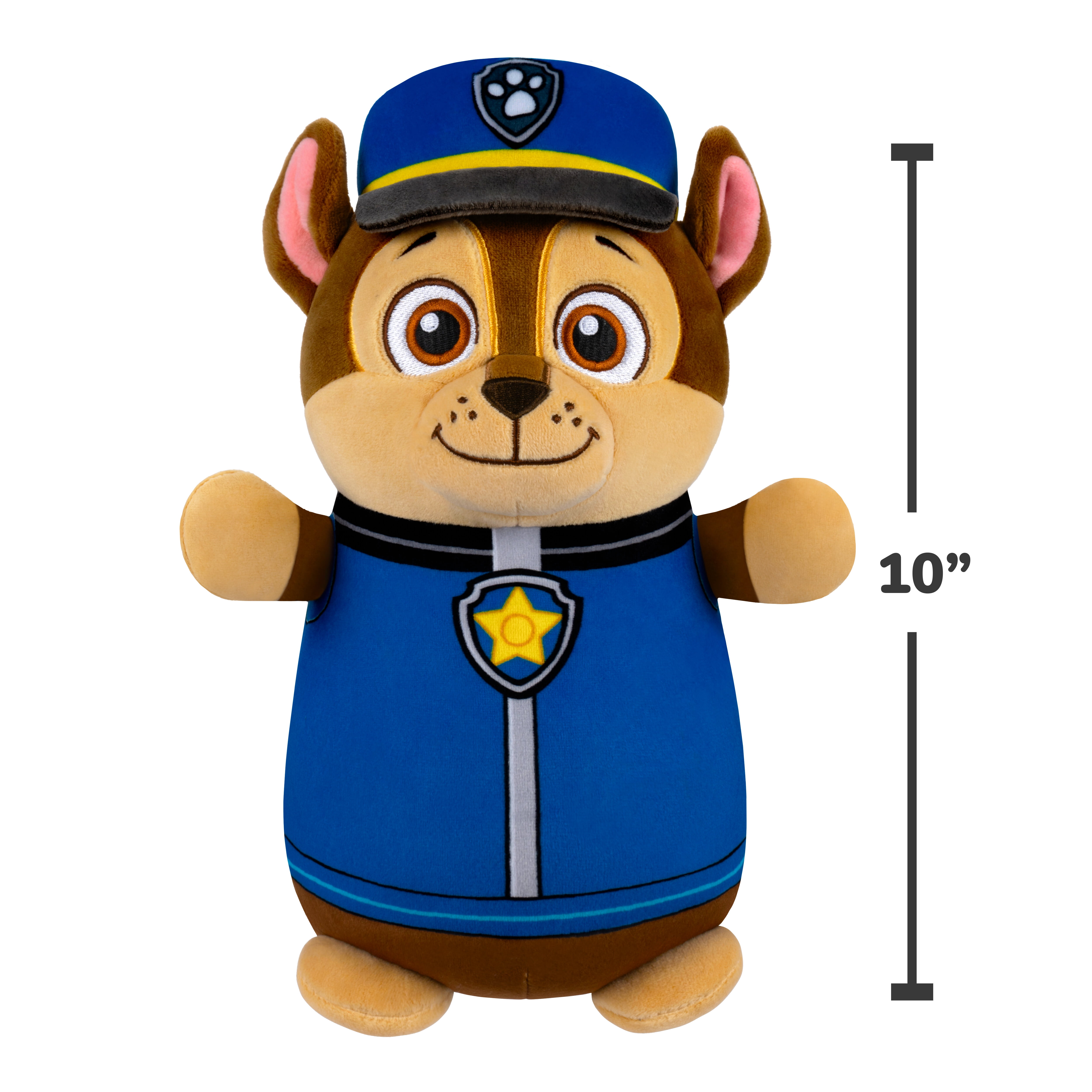 Squishmallows Original Paw Patrol 10 inch Chase HugMees - Child's Ultra Soft Stuffed Plush Toy