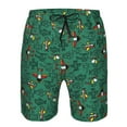 thumbnail image 3 of Adobk Cartoon Air Transportation Print Men's Swim Trunks Hawaiian Bathing Suit Swimsuits Beach Shorts with Pockets-Large, 3 of 6