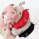 thumbnail image 3 of Billuyoard Gorro de calavera cálido de felpa y grueso para niños, gorro cálido y acogedor para niños, gorro de calavera cálido, sombreros Ropa para mascotas rosa, 3 of 6