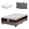 thumbnail image 1 of Colchón Matrimonial Minesota + Box + Almohada 2-Pack + Protector Cloud, 1 of 11