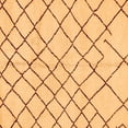 thumbnail image 1 of Ahgly Company Indoor Square Solid Orange Modern Area Rugs, 7' Square, 1 of 4