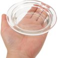 thumbnail image 2 of ZOUSSIQI 1pc Replacement Oil Warmer Dishes 4.52 Inch Wax Melt Warmer Liner Round Glass Candle Wamer Bowl Plate Wax Tray 11.5cm CA919-40195, 2 of 9