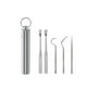 thumbnail image 1 of Toothlick Travel Tou Cleaning Pick Barbecue Fruit Horquilla Reutilizable Lavable Lavable Dientes Multifuncionales Flosser Flosser con Titular 5pcs seitruly  HA012565-01, 1 of 7