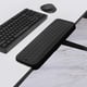 thumbnail image 5 of Almohadilla para codos de escritorio, reposamuñecas, soporte ergonómico de espuma viscoelástica, reposabrazos, borde del escritorio PU negro 1 pieza, 5 of 7