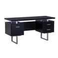 thumbnail image 1 of Jett Desk with Storage, Black, 1 of 2