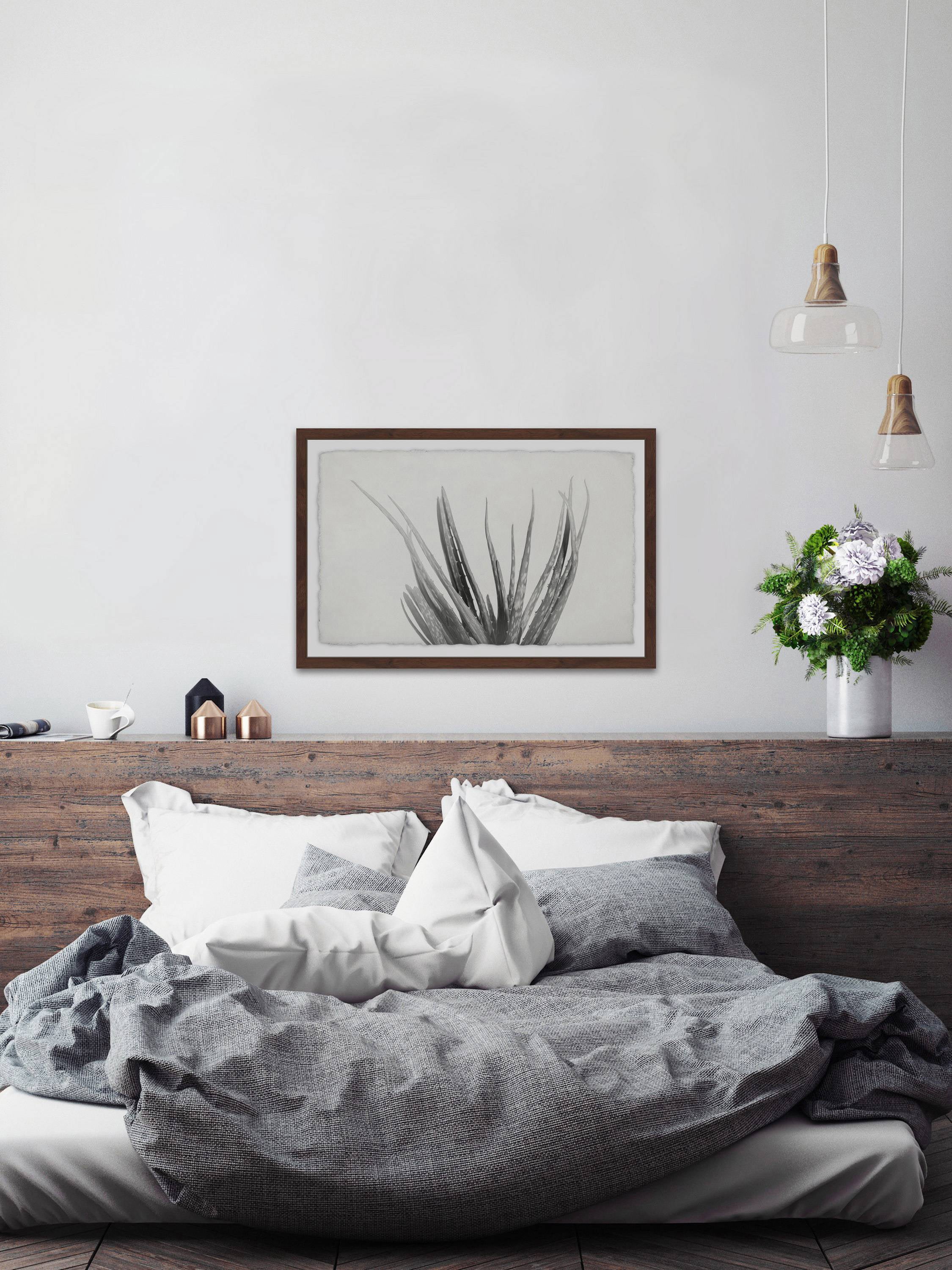 Thin Stems Framed Painting Print