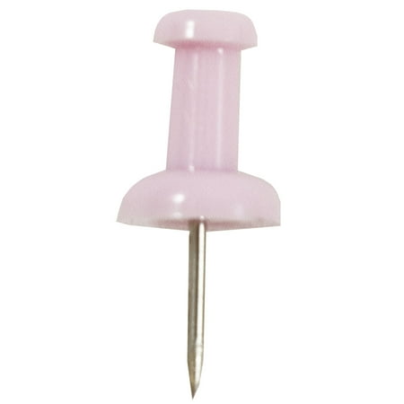 Pink Pouch - JAM Paper Push Pins, Baby Pink Pushpins, 200/Pack
