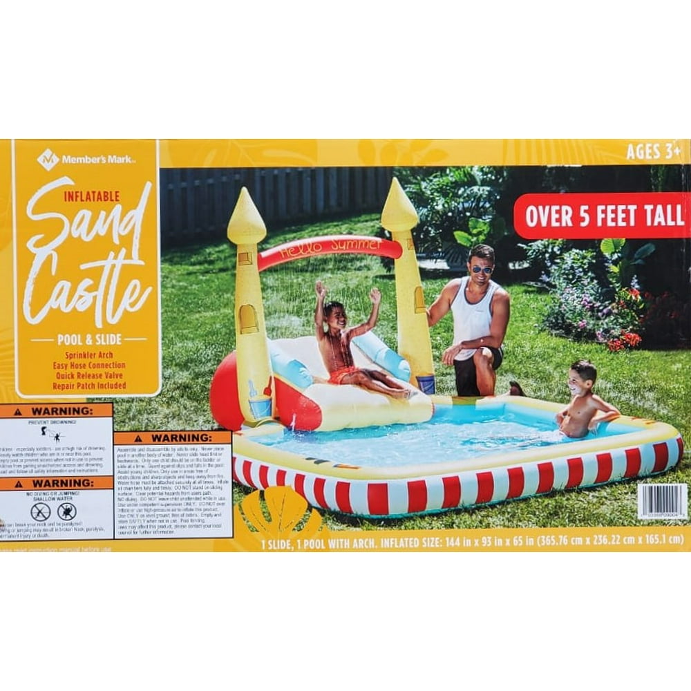 inflatable sand pit