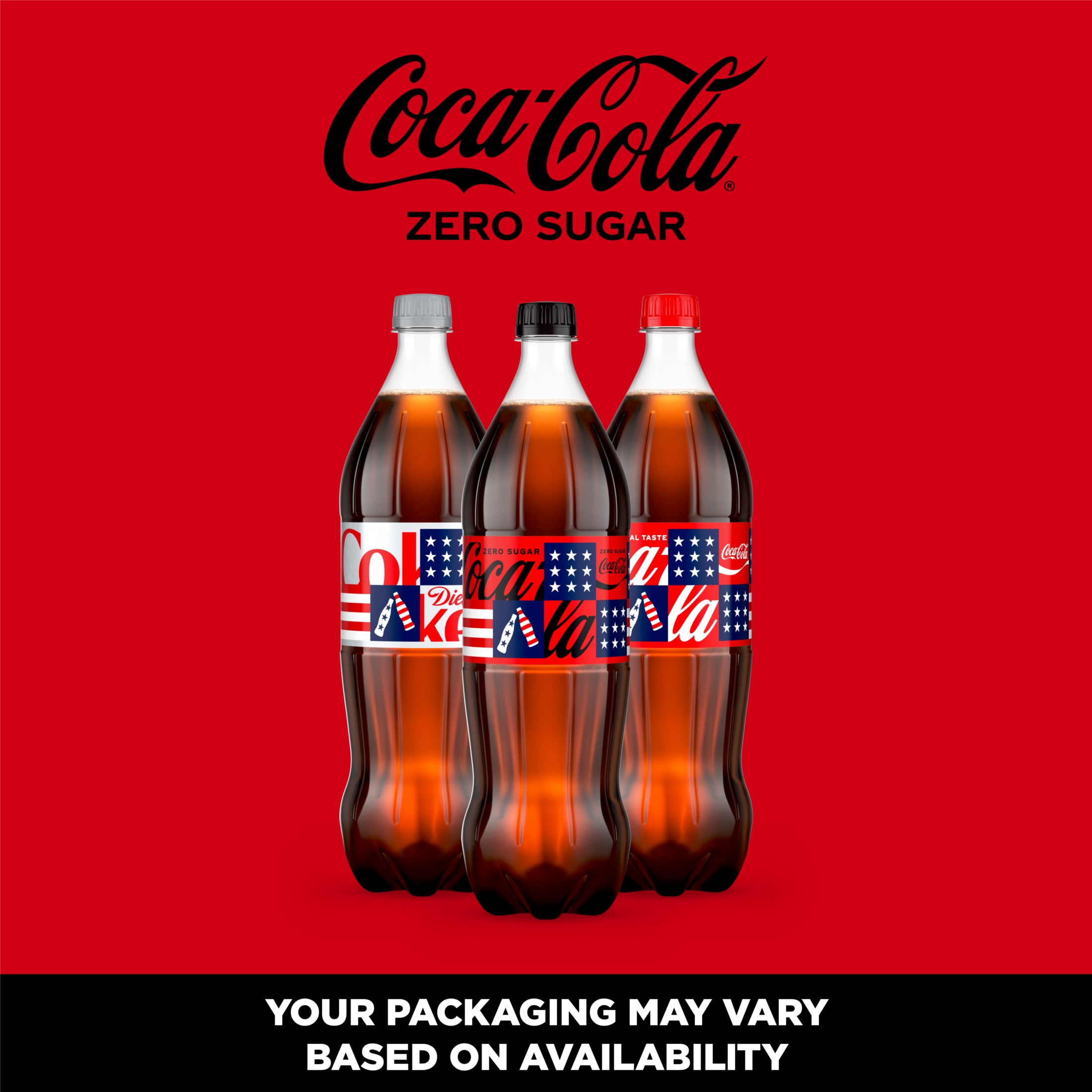 Coca-Cola Zero Sugar Soda Pop Bottle, 1.25 Liters
