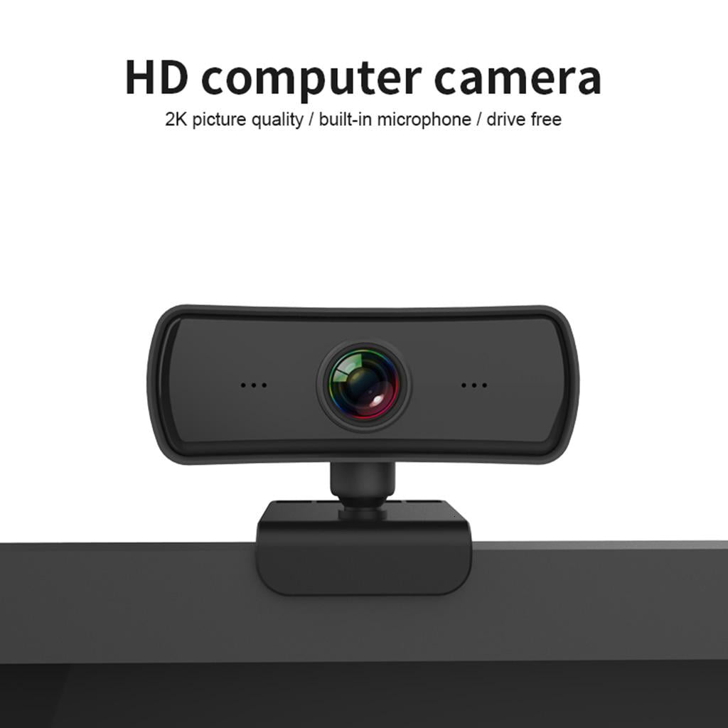 Webcam with Mic for Desktop Laptop Computer Meeting Streaming Web Camera Usb