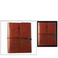 thumbnail image 4 of HEALEEP 1Pcs Old Fashioned Brown PU Scrap Book Photo Album for Personal Parents, 4 of 7