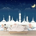 thumbnail image 3 of Idea4wall 6pcs Dream Castle Peel and Stick Wallpaper Removable Wall Murals Large Wall Stickers for Home Decoration, 100"x24", 3 of 5