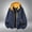 Navy, variant on Outdoor Rain Jacket for Women Waterproof Windbreaker Hooded Colorblock Hiking Jackets Lightweight Raincoat Athletic Activewear Gorpcore Utility Apparel Light Yellow L