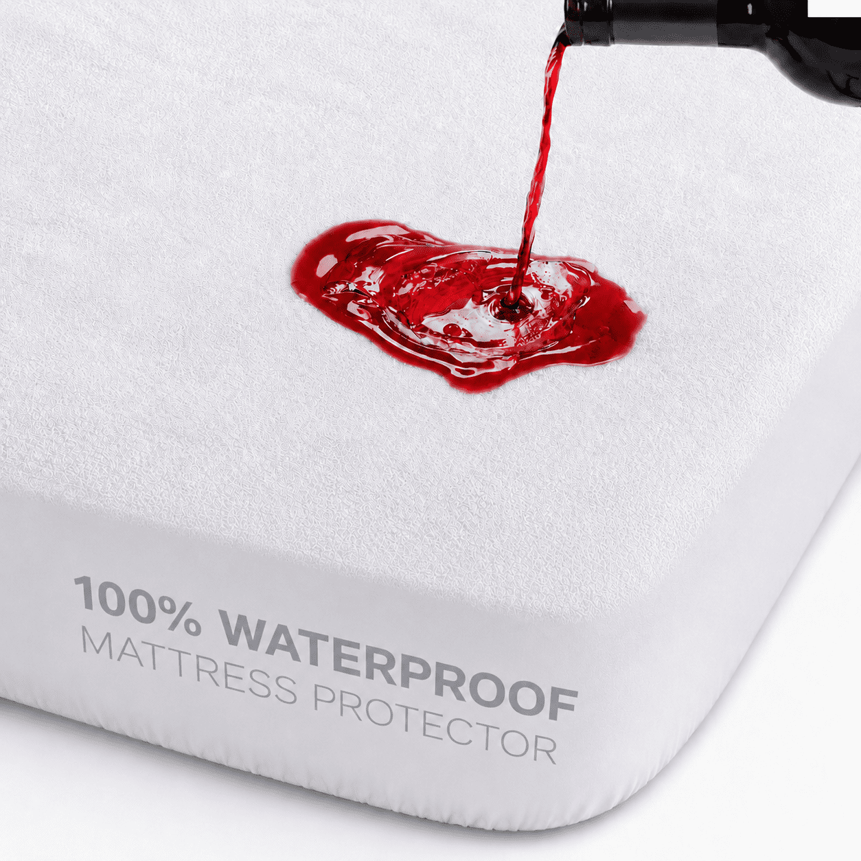 Jill Deaaa Waterproof Mattress Protector - 100% Organic Cotton Terry Breathable Mattress Cover, Hypoallergenic & Noiseless Bed Pad, Deep Pocket Fits Up to 18", Vinyl Free 39"x75"