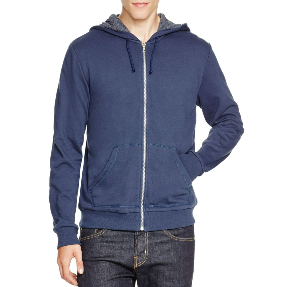 Alternative NEW Navy Blue Mens Size Medium M Full Zip Hooded Sweater ...
