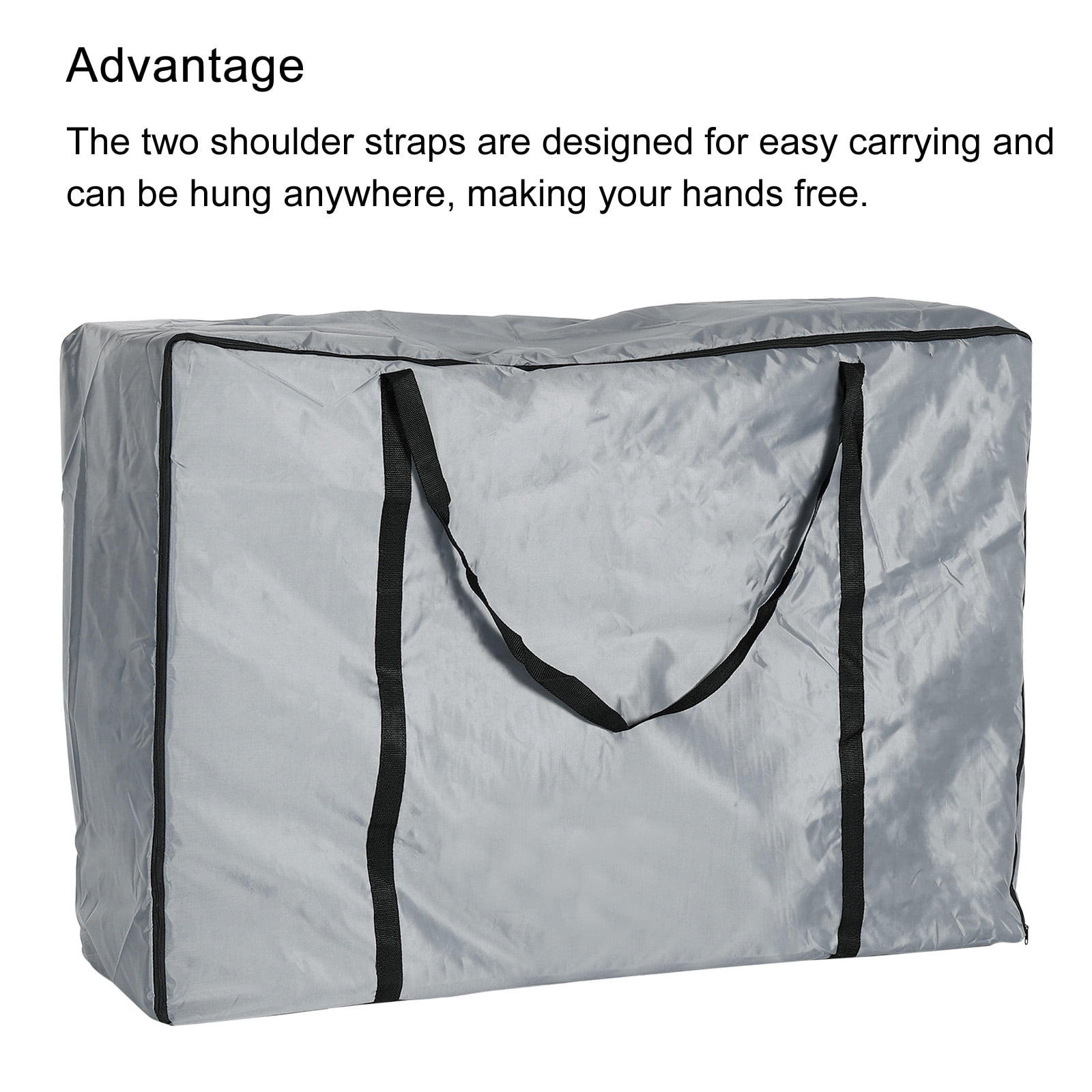 Unique Bargains Outdoor Storage Bag Waterproof Folding Chair Carry Bag Grey