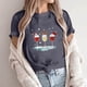 thumbnail image 2 of Camisas de Navidad Para Mujer Tops de Cuello Redondo Blusa Informal de Manga Corta Con Estampado de Moda Odeerbi  ODB195654, 2 of 6