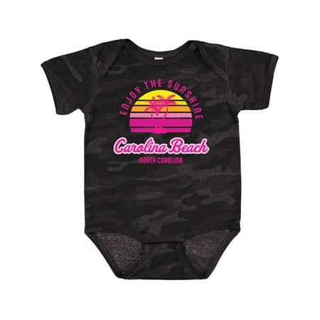 

Inktastic Summer Enjoy the Sunshine Carolina Beach North Carolina Pink Boys or Girls Baby Bodysuit
